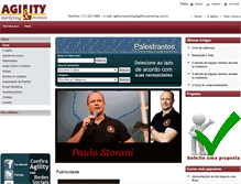 Tablet Screenshot of agilitymarketing.com.br